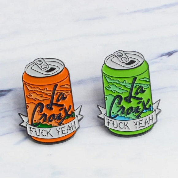 La Croix "Fuck Yeah" Can Fashion Pin ✴ - Picture 11 of 15